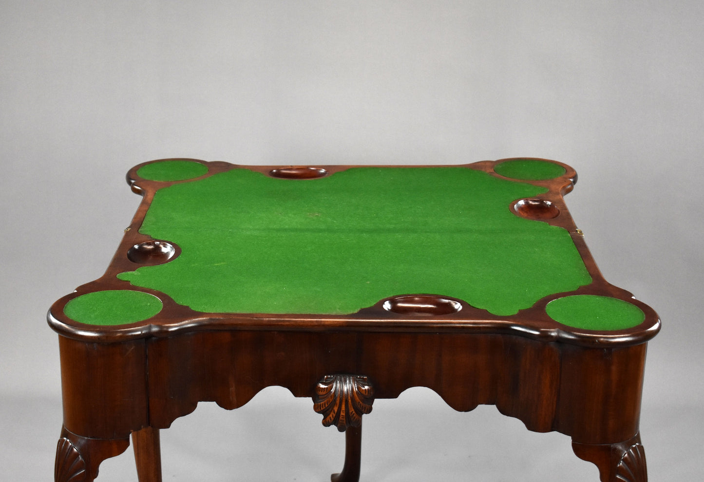 George II Irish Mahogany Card Table