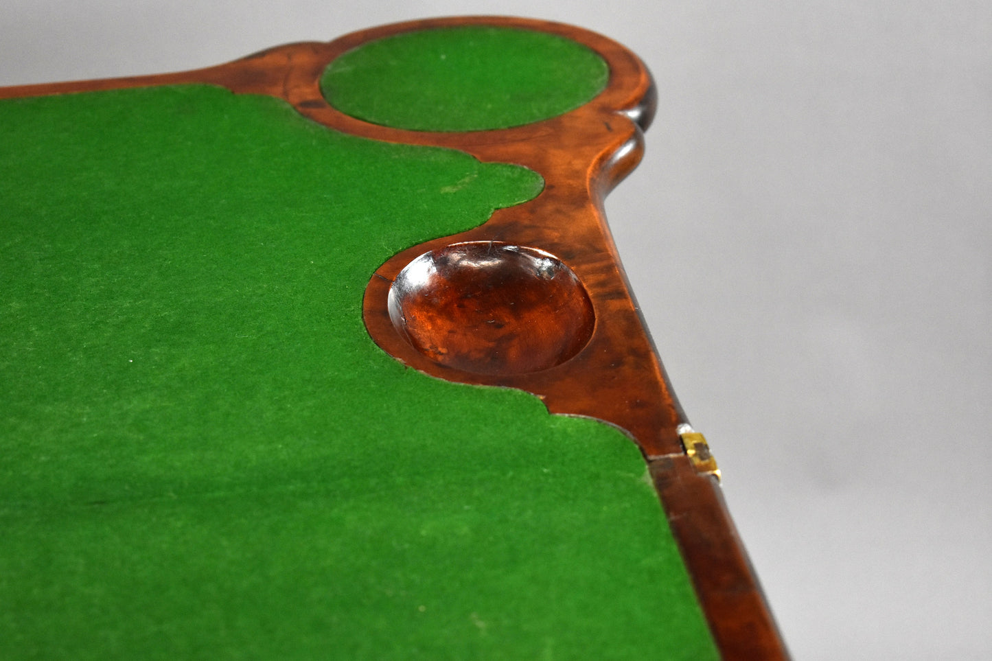 George II Irish Mahogany Card Table