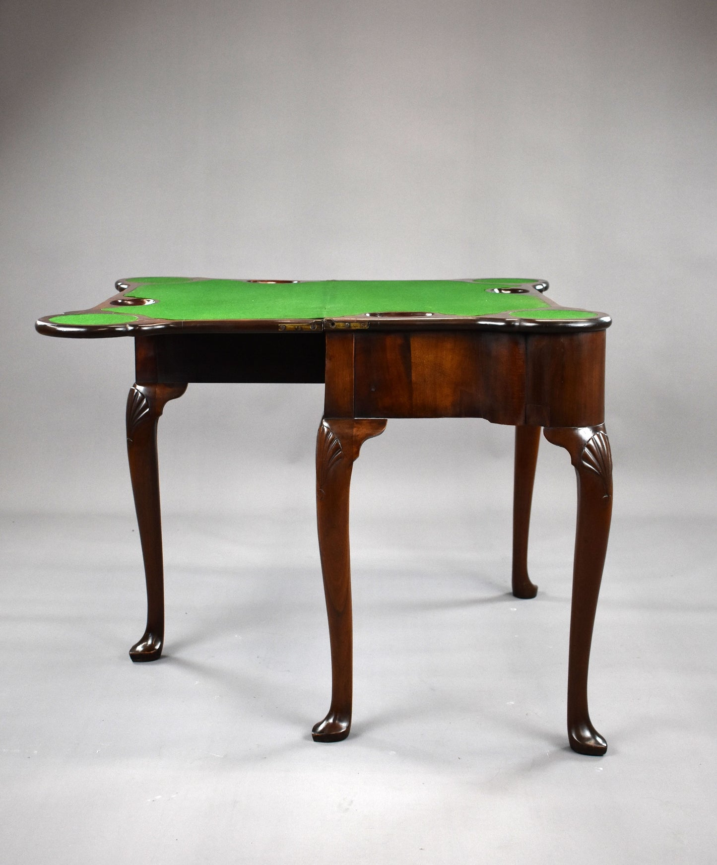 George II Irish Mahogany Card Table