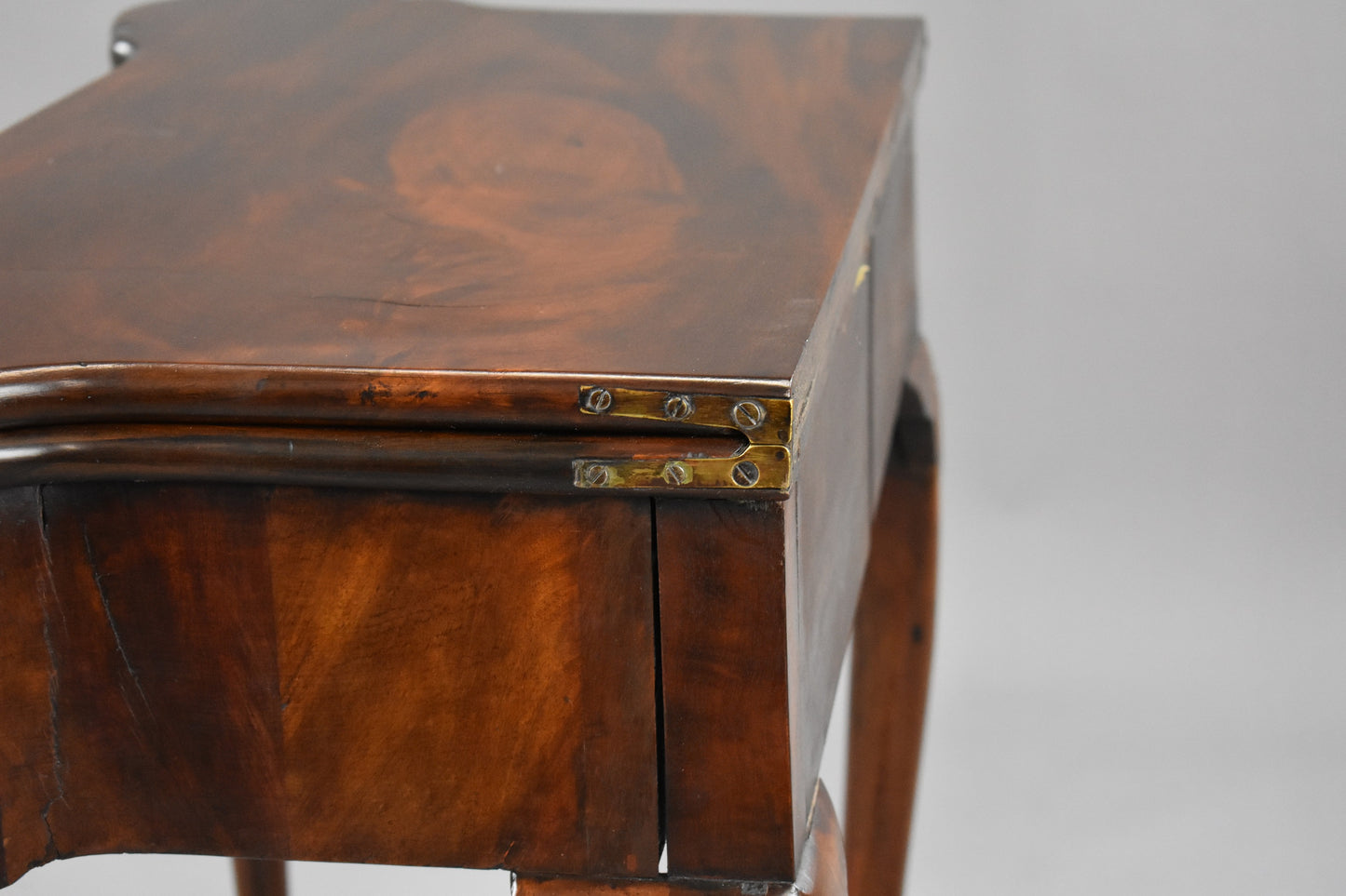 George II Irish Mahogany Card Table