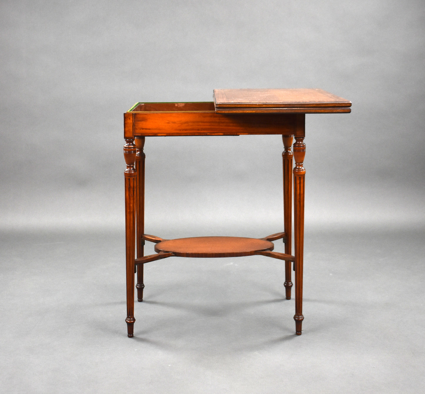 Edwardian Satinwood Card Table