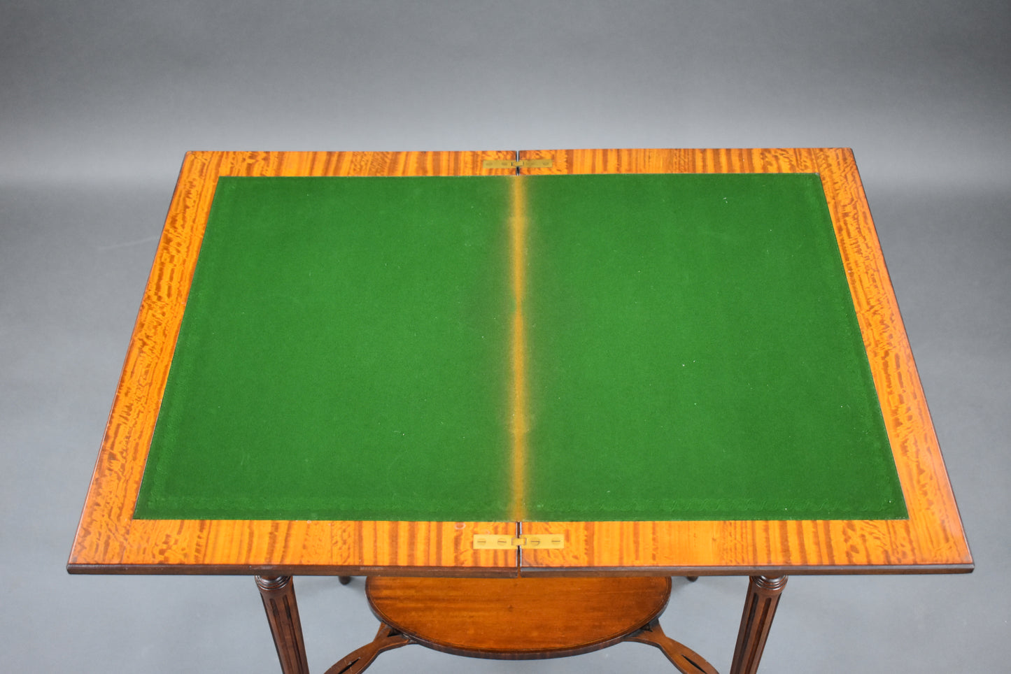 Edwardian Satinwood Card Table