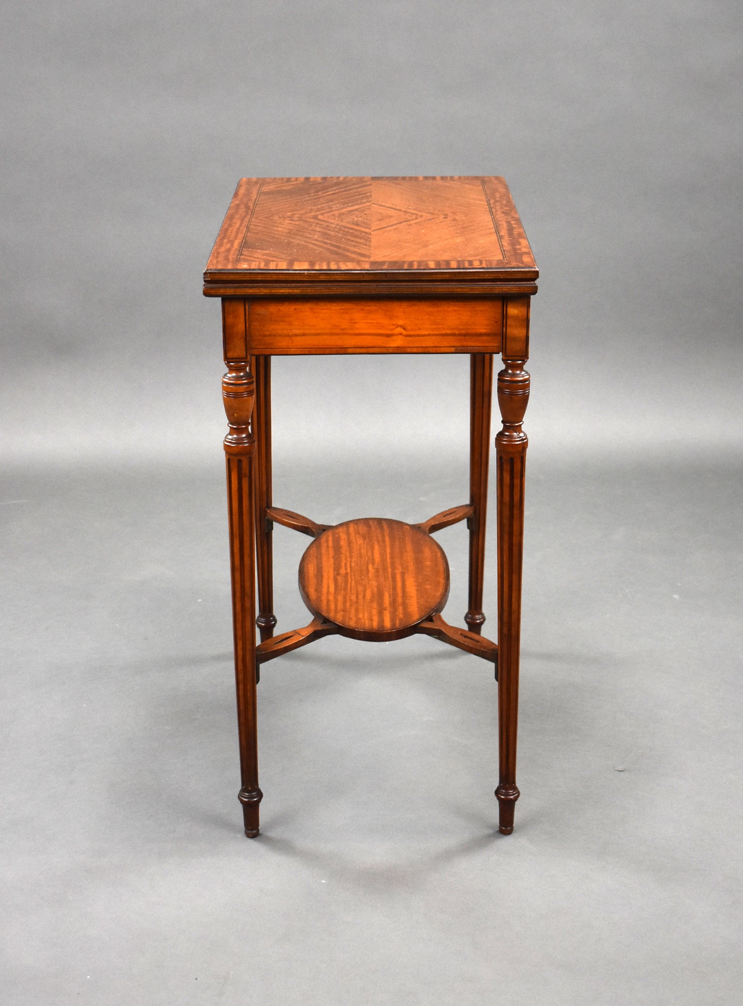 Edwardian Satinwood Card Table