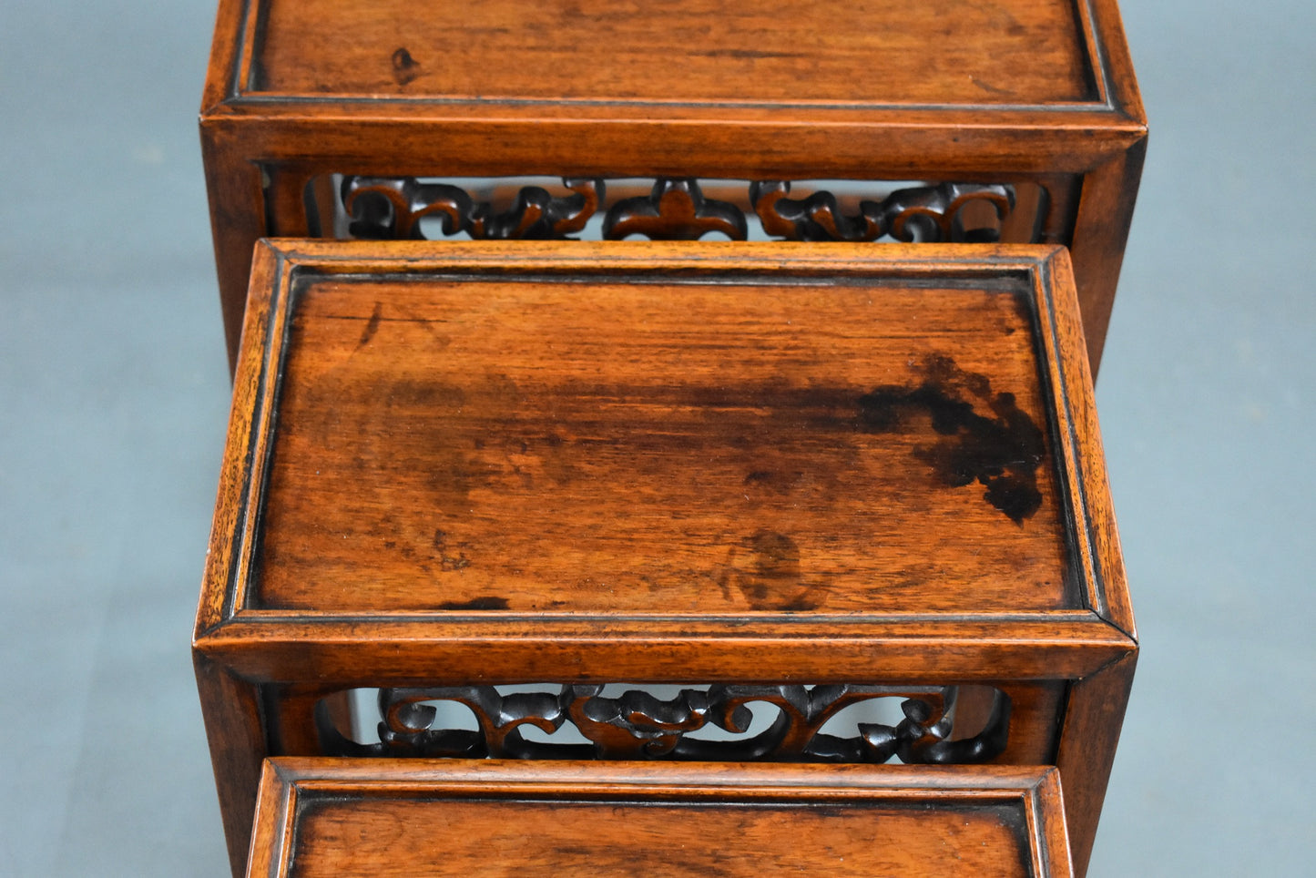 Set Four Chinese Hardwood Tables