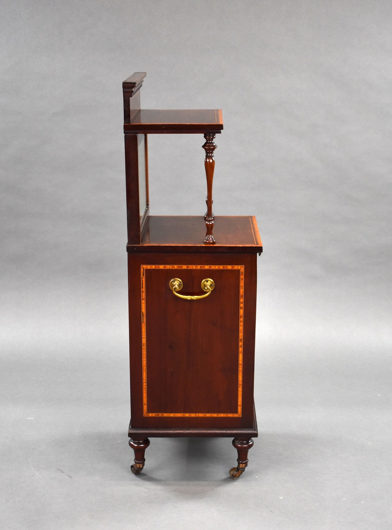 Edwardian Mahogany Coal Purdonium