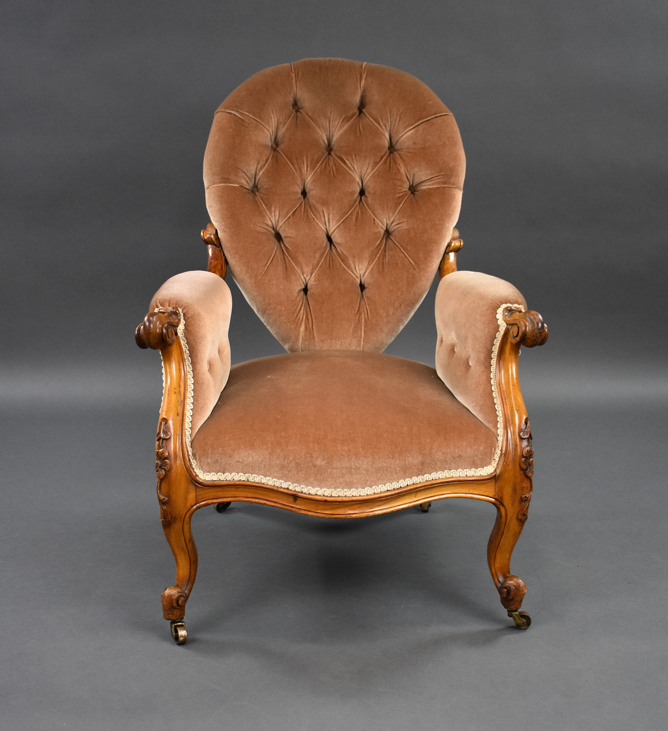 Victorian Walnut Armchair