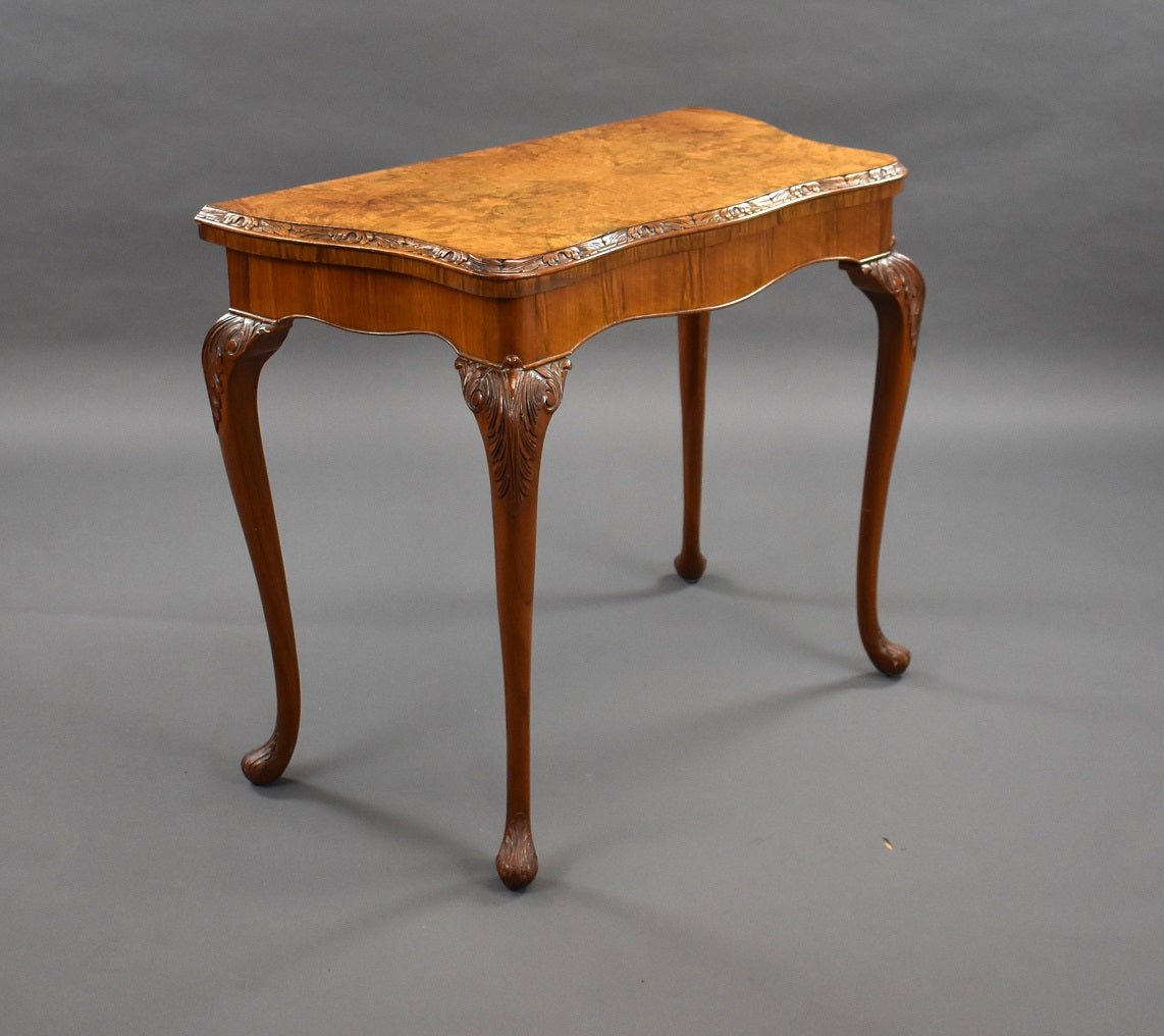 1930s Walnut Card Table