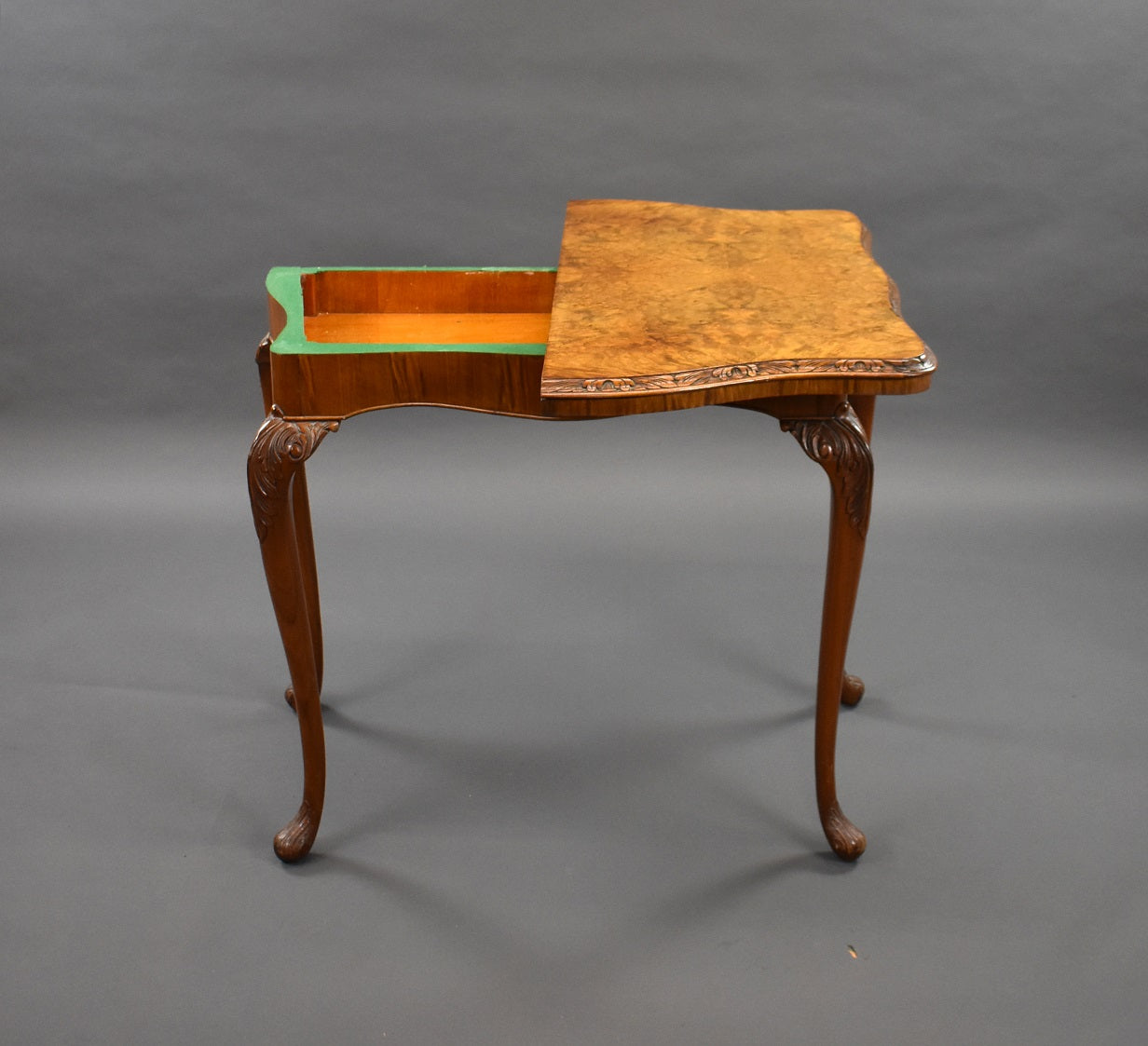 1930s Walnut Card Table