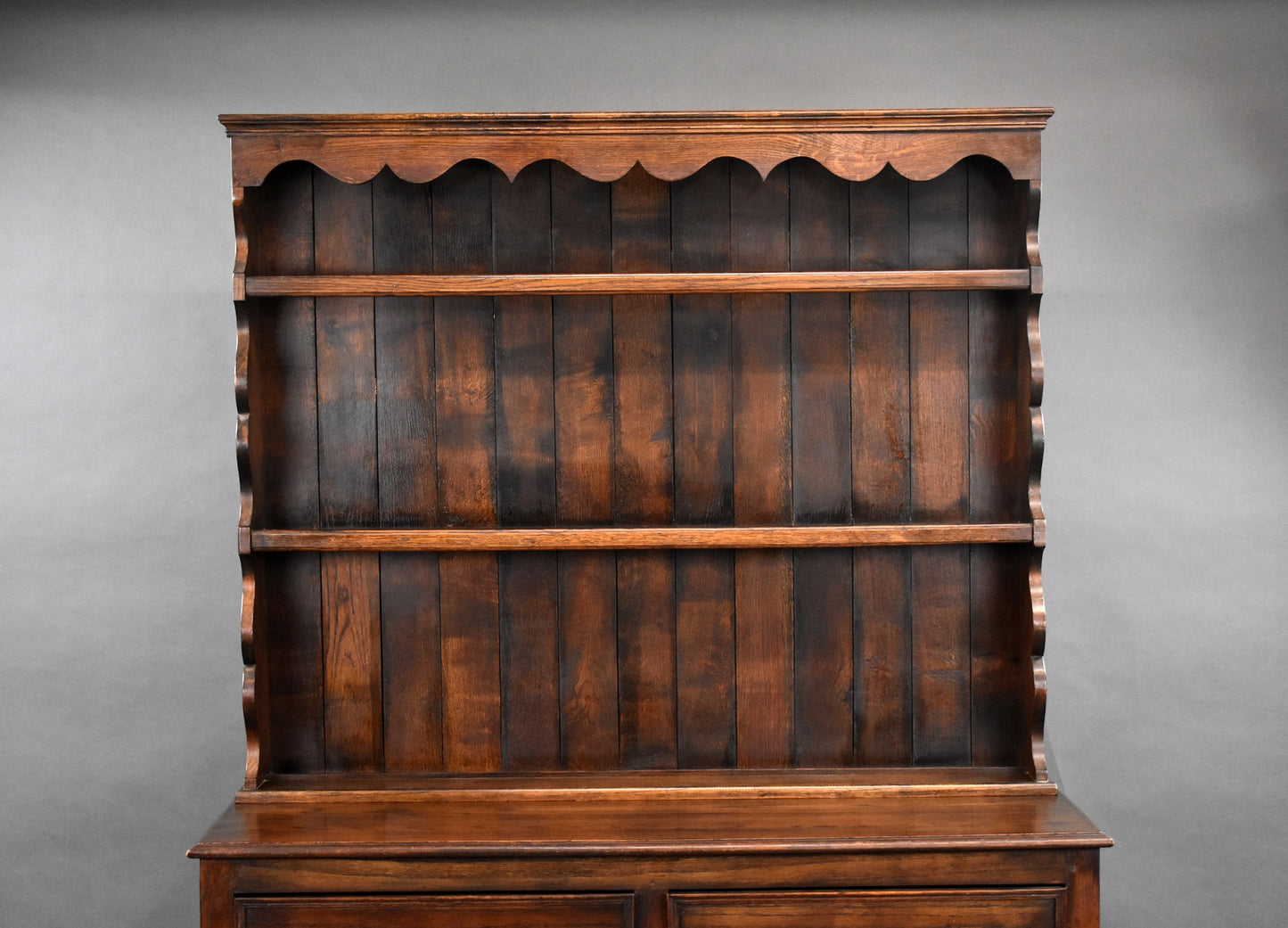 Small Oak Open Rack Dresser