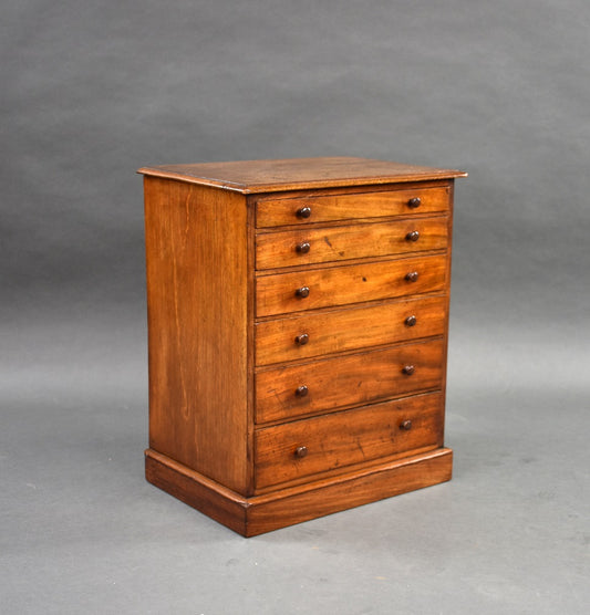 Victorian Mahogany Collectors Cabinet