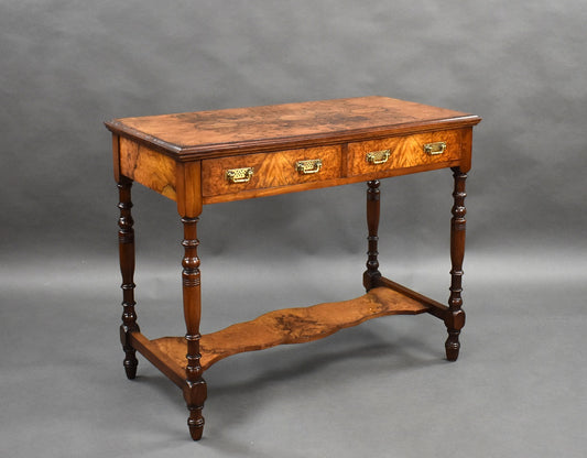 19th Century Burr Walnut Side Table