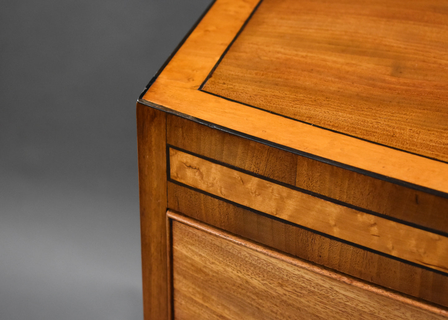 Regency Mahogany Bowfront Chest Drawers