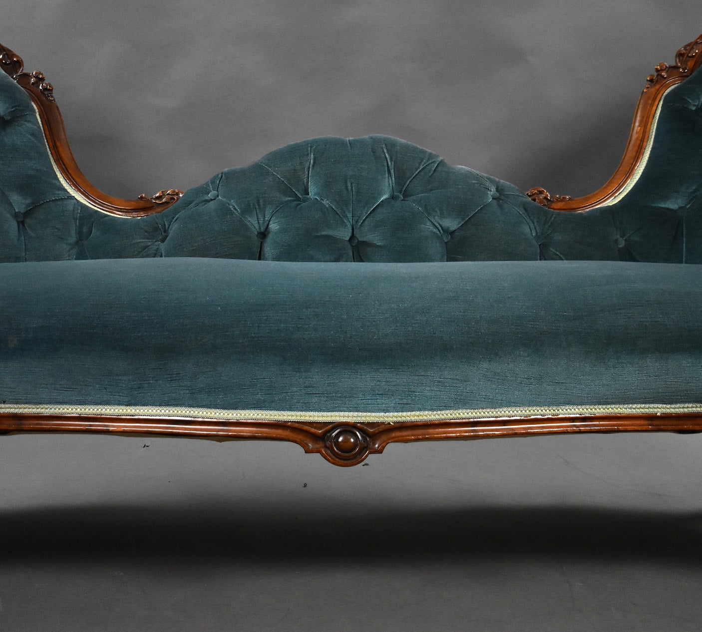 19th Century Mahogany Double Ended Chaise Lounge