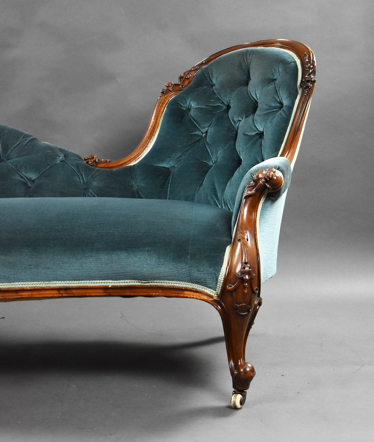 19th Century Mahogany Double Ended Chaise Lounge