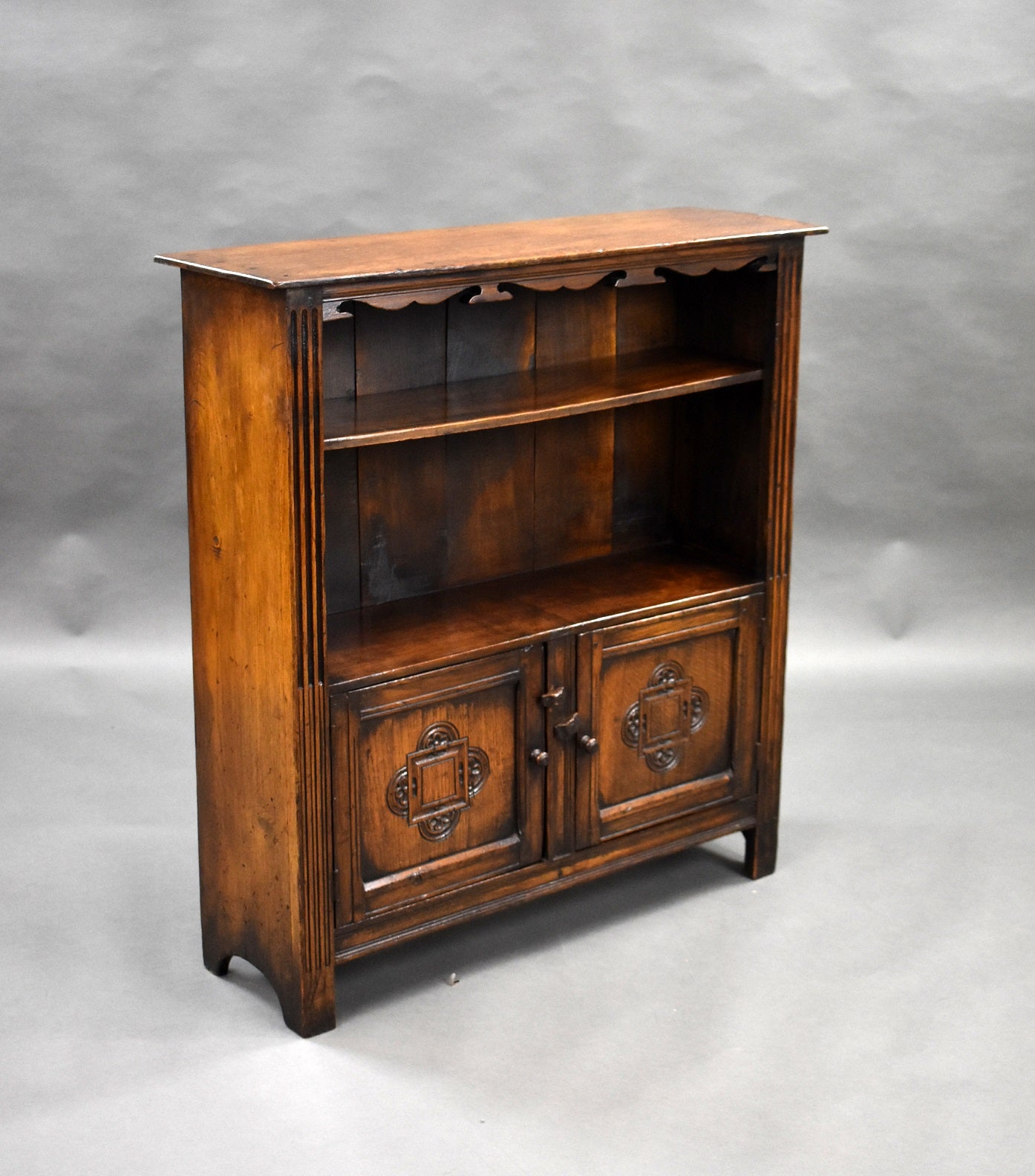 Carved Oak Bookcase