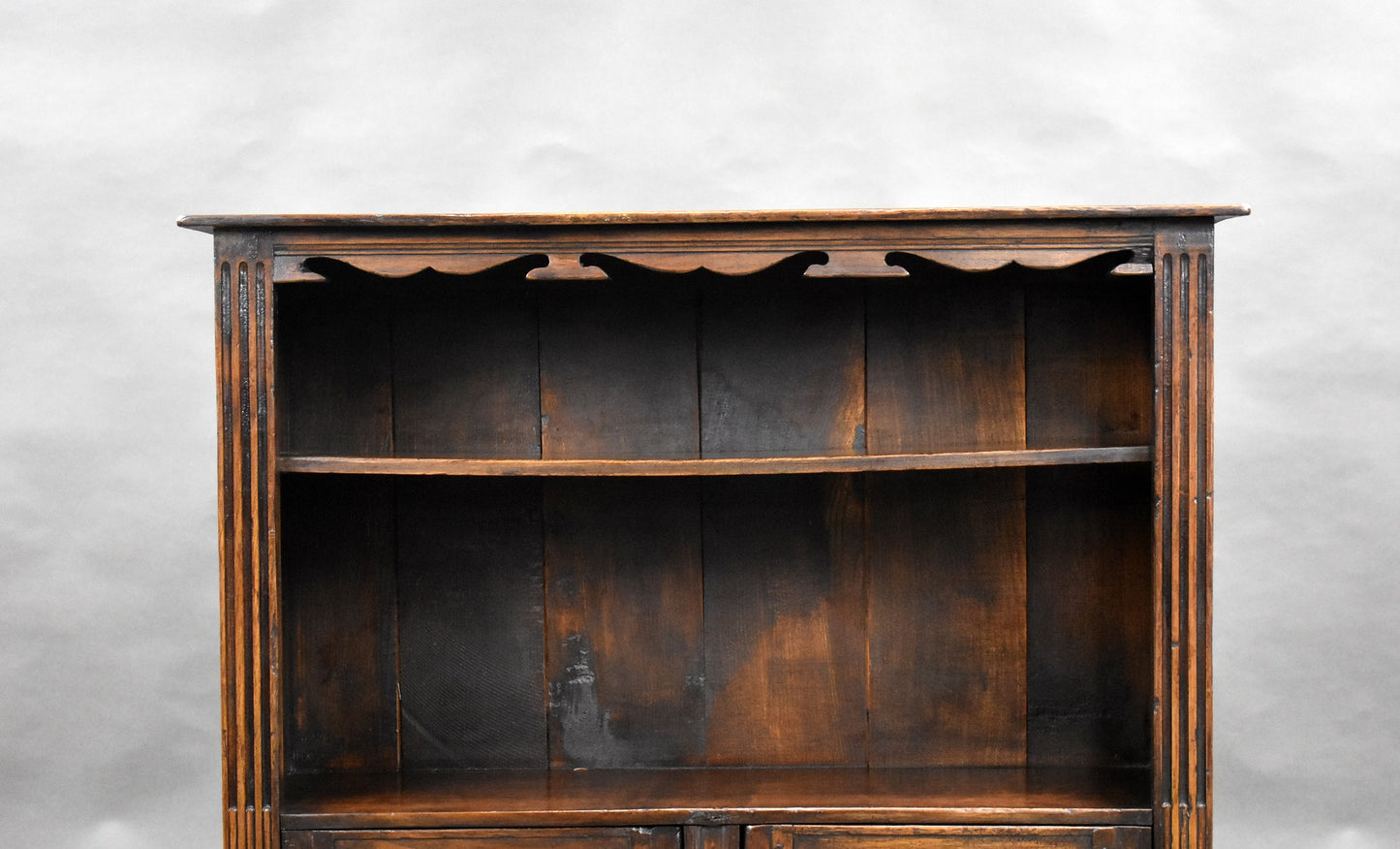 Carved Oak Bookcase