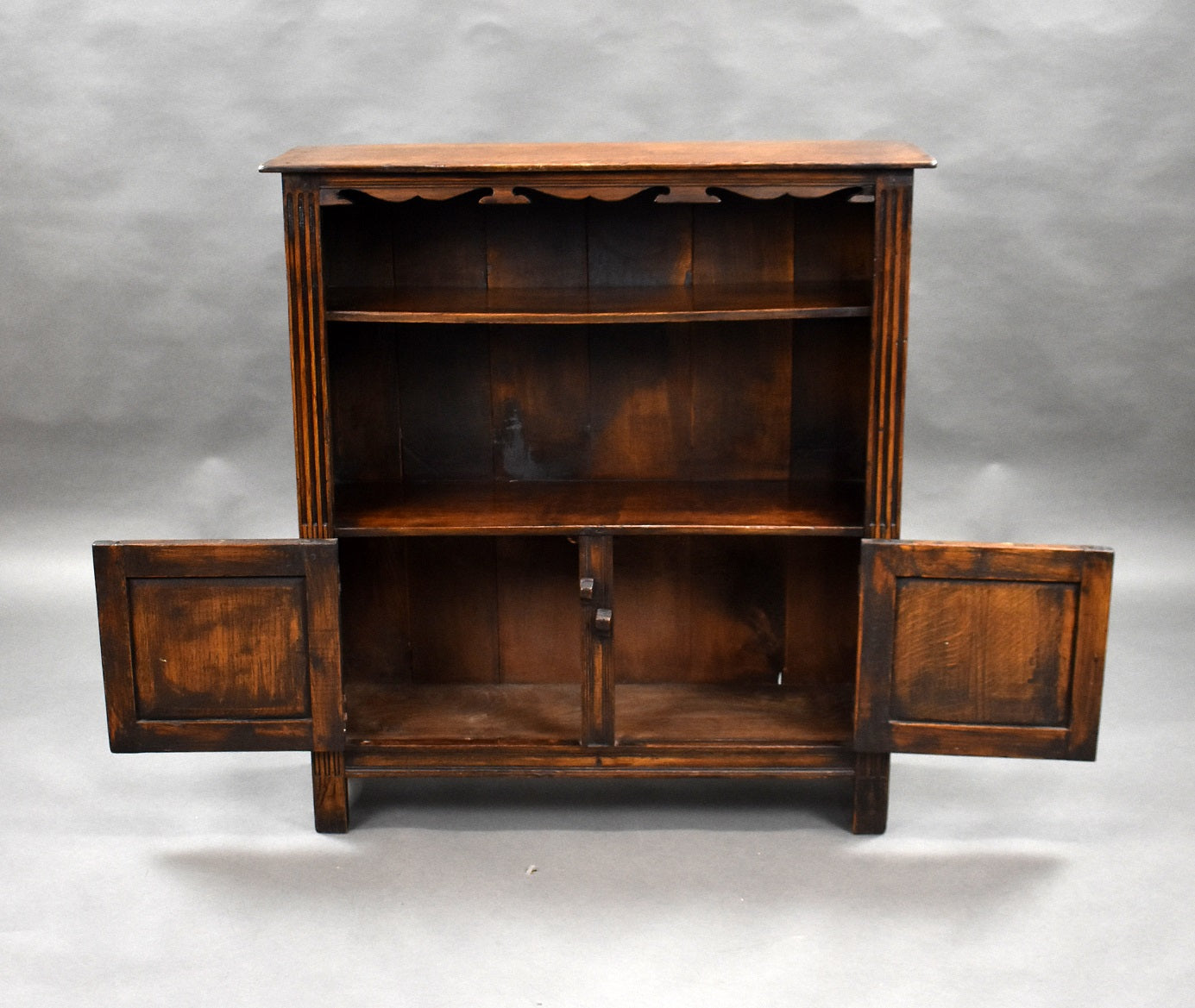 Carved Oak Bookcase