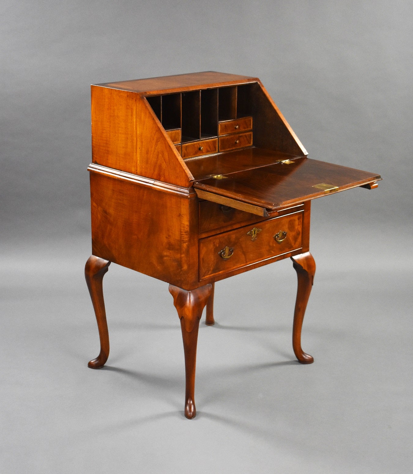 Queen Anne Style Walnut Bureau