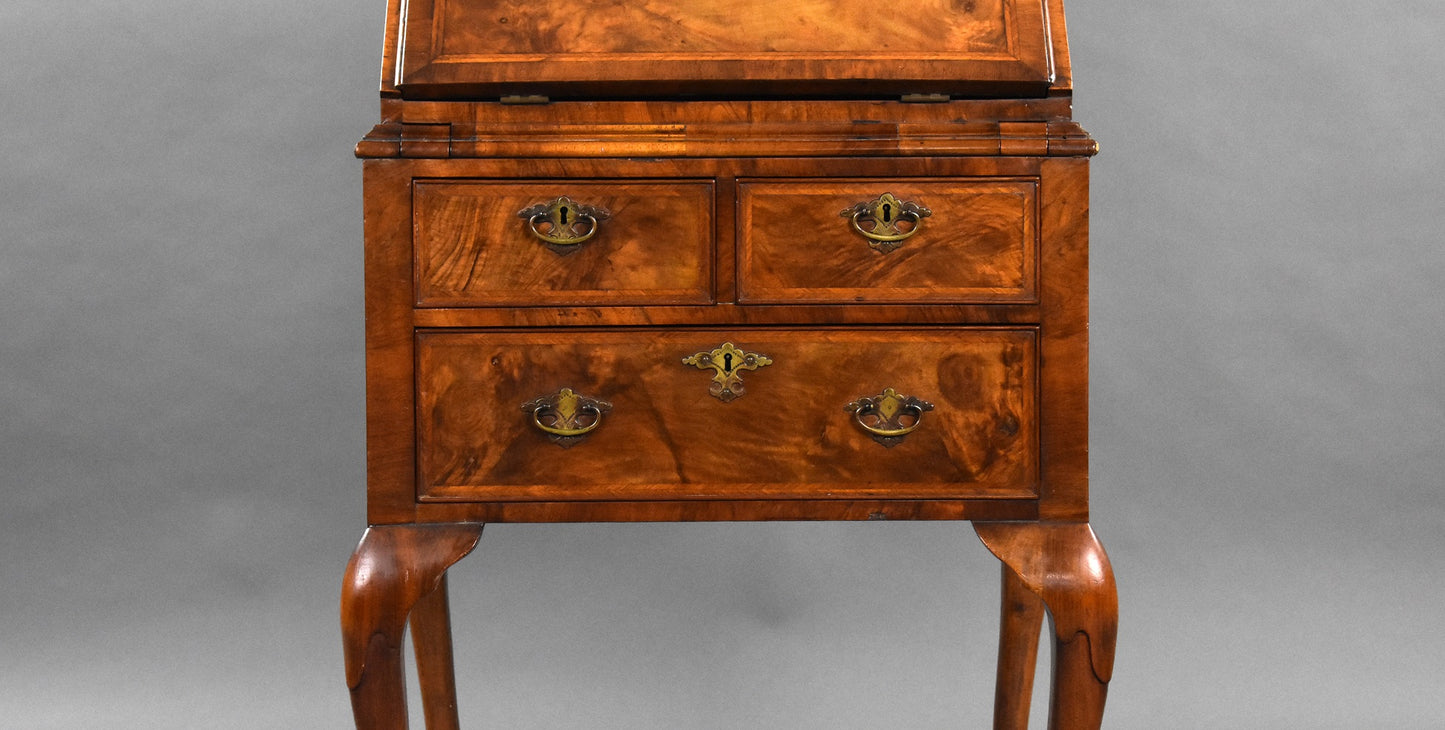 Queen Anne Style Walnut Bureau