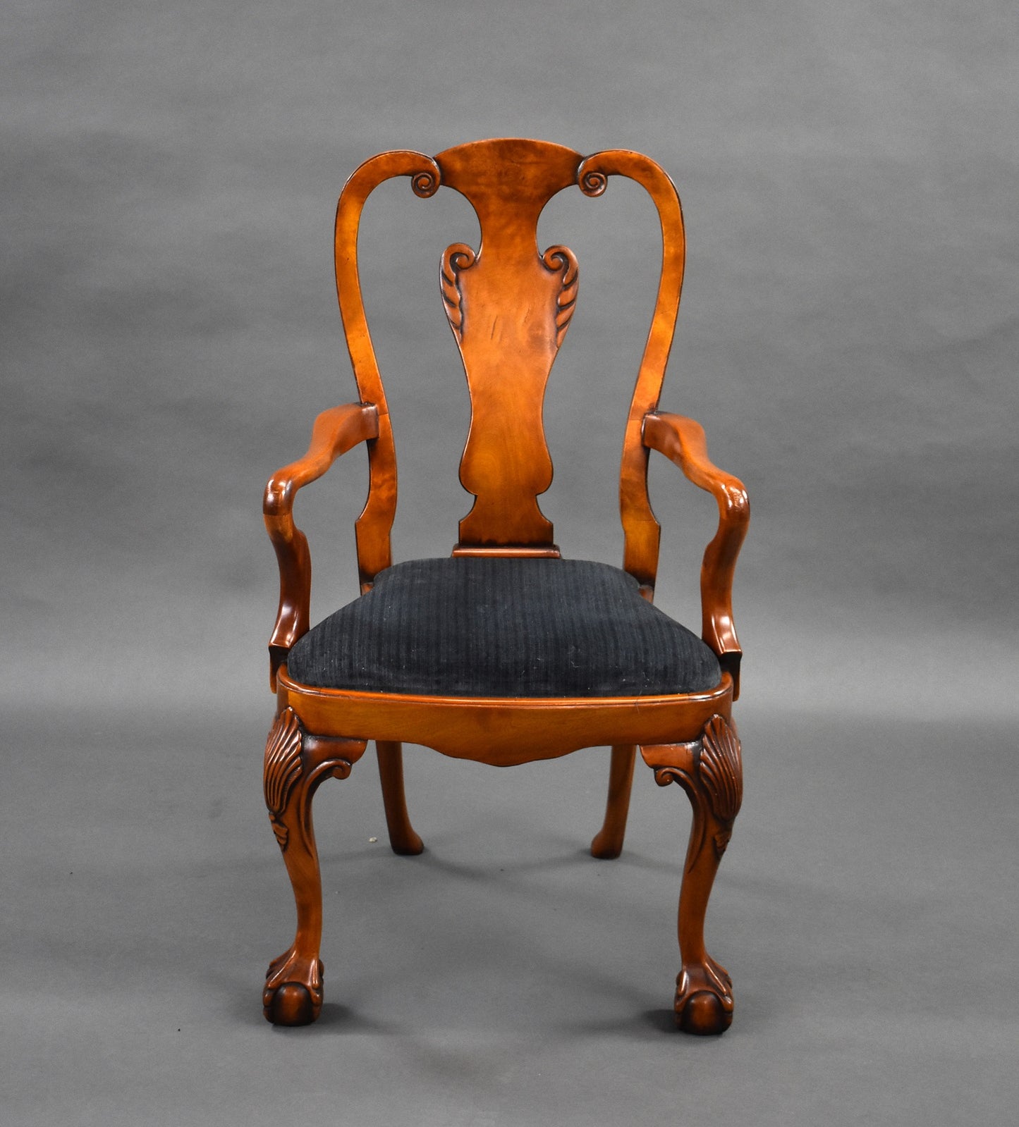 Set 10 George II Style Walnut Dining Chairs