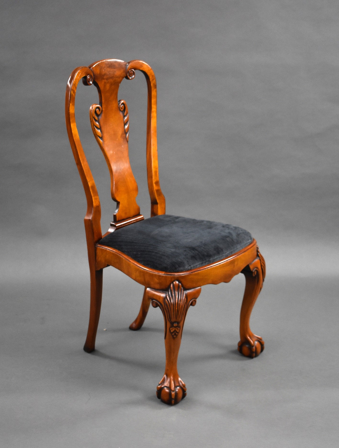 Set 10 George II Style Walnut Dining Chairs