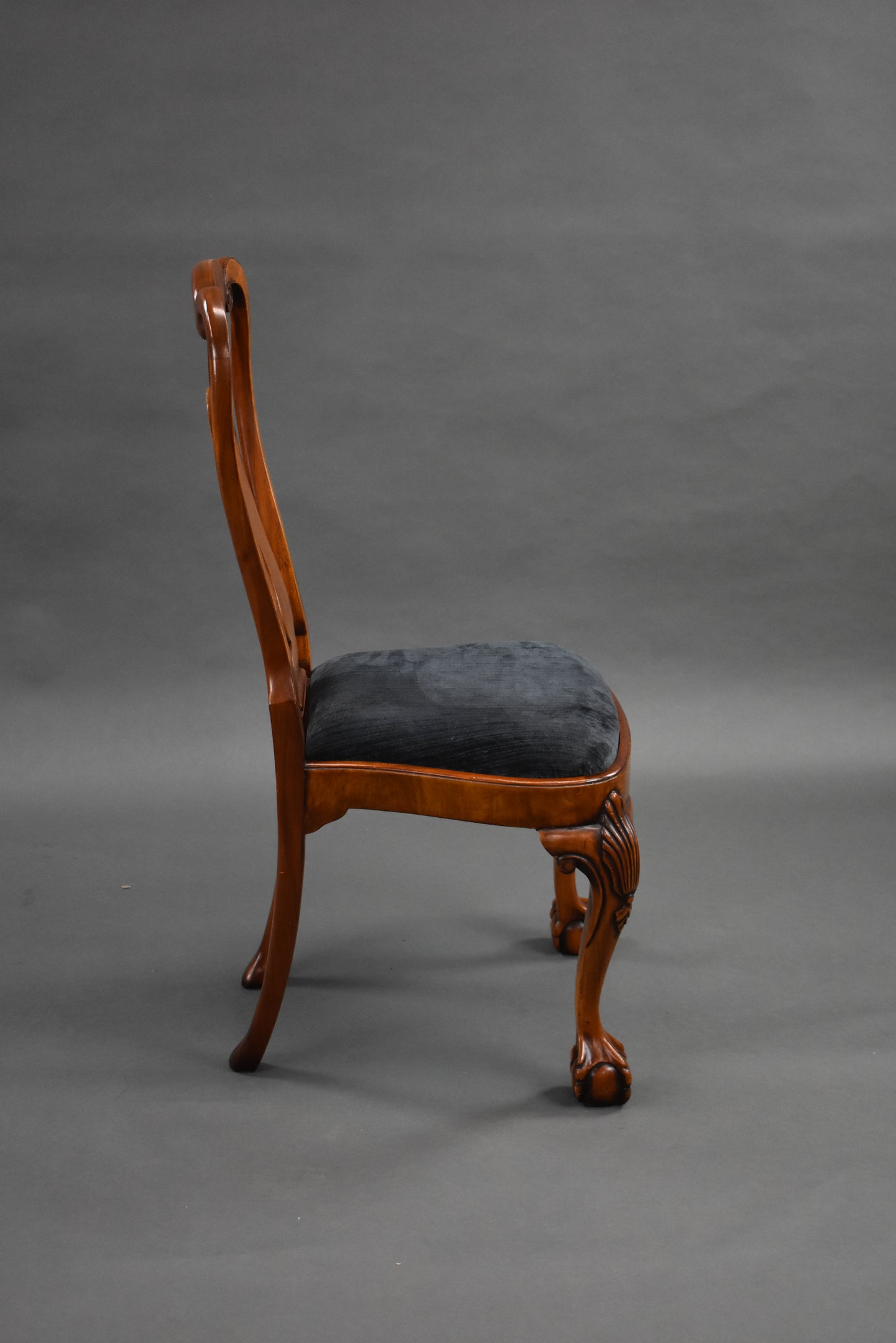 Set 10 George II Style Walnut Dining Chairs