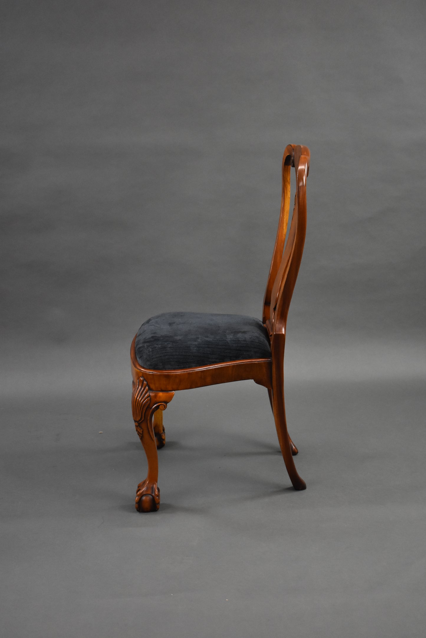 Set 10 George II Style Walnut Dining Chairs