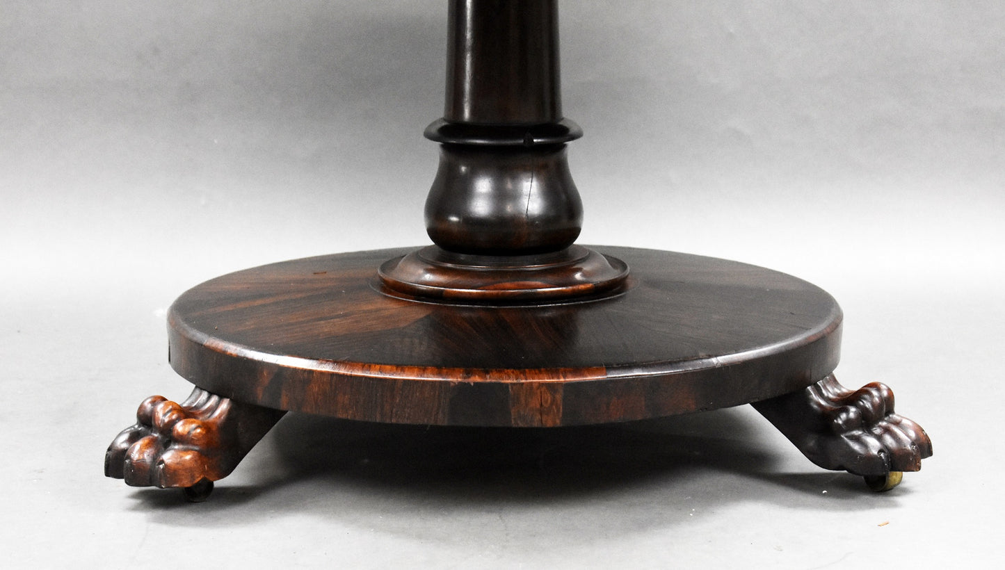 19th Century Rosewood Breakfast/Dining Table