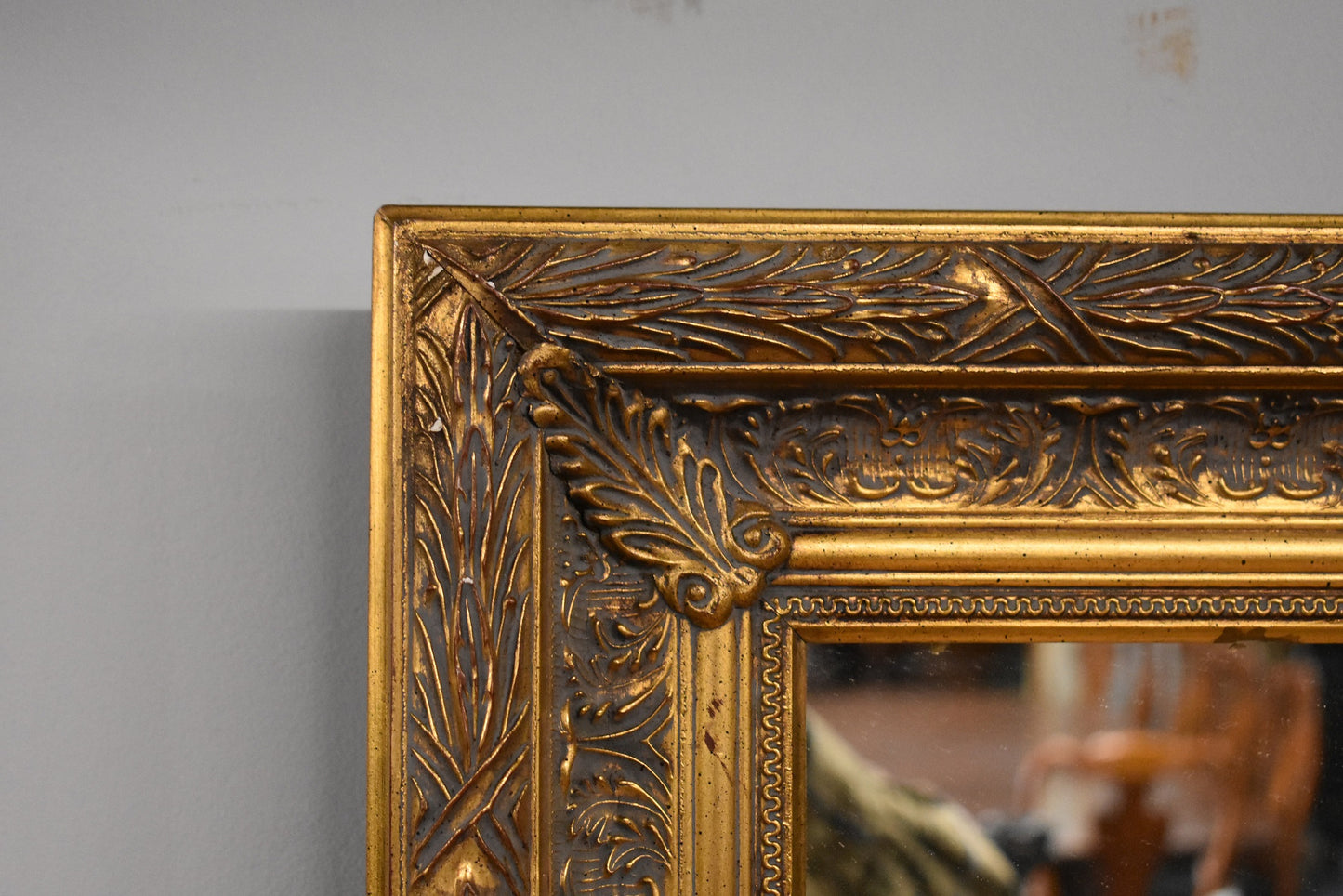 Large Ornate Gilt Framed Mirror