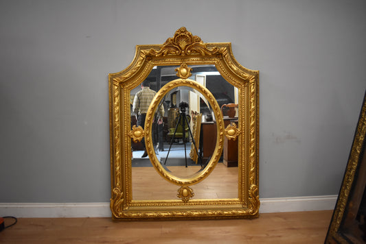 Large Ornate Gilt Framed Mirror