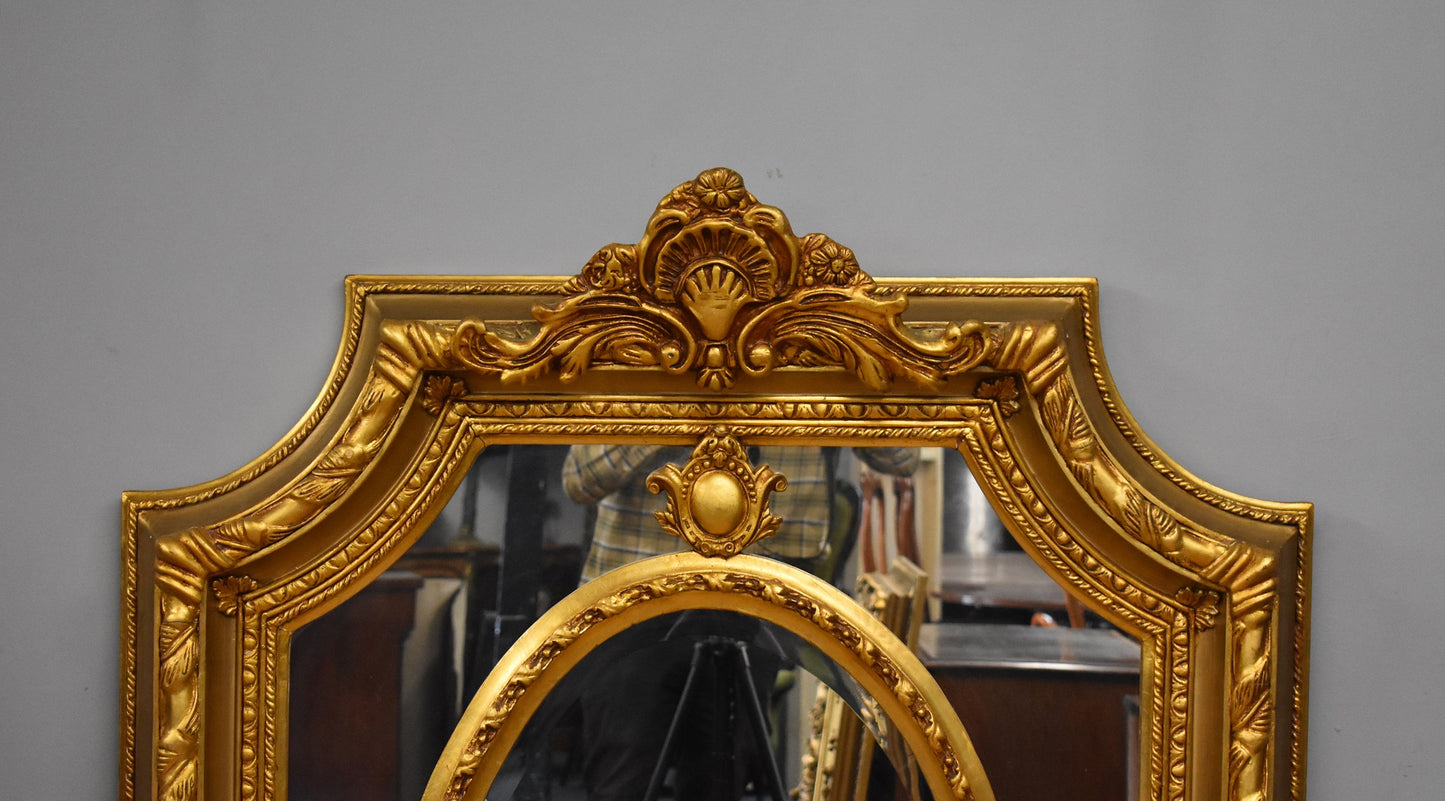 Large Ornate Gilt Framed Mirror