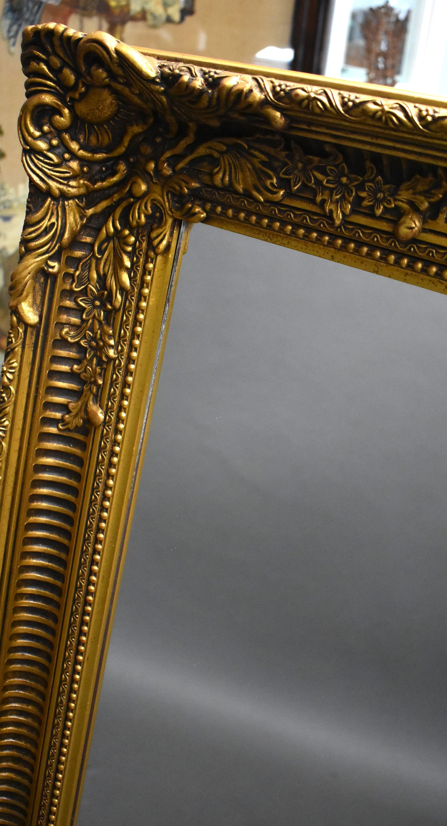 Mid 20th Century Decorative Gold Framed Mirror