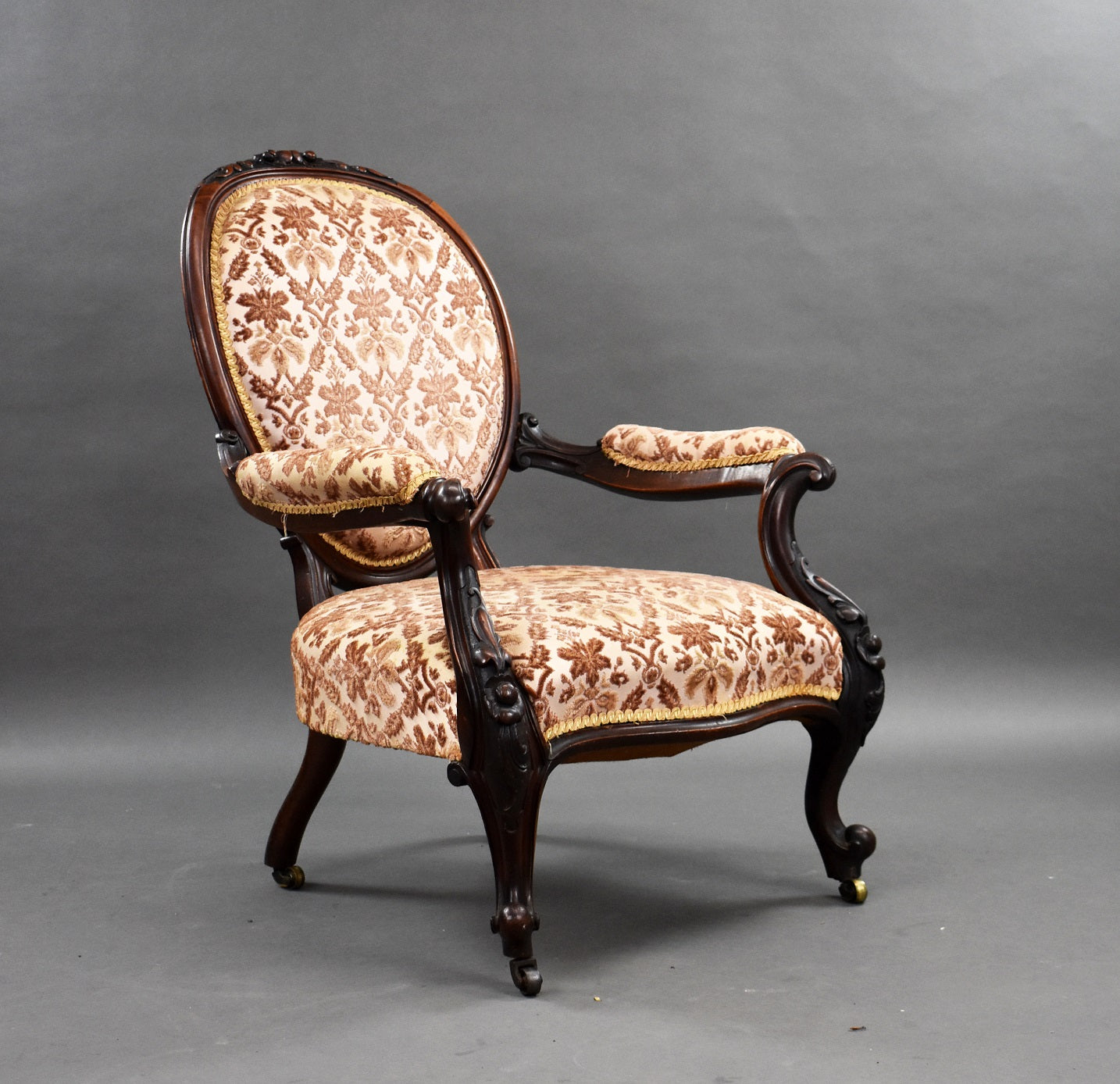 Victorian Mahogany Armchair