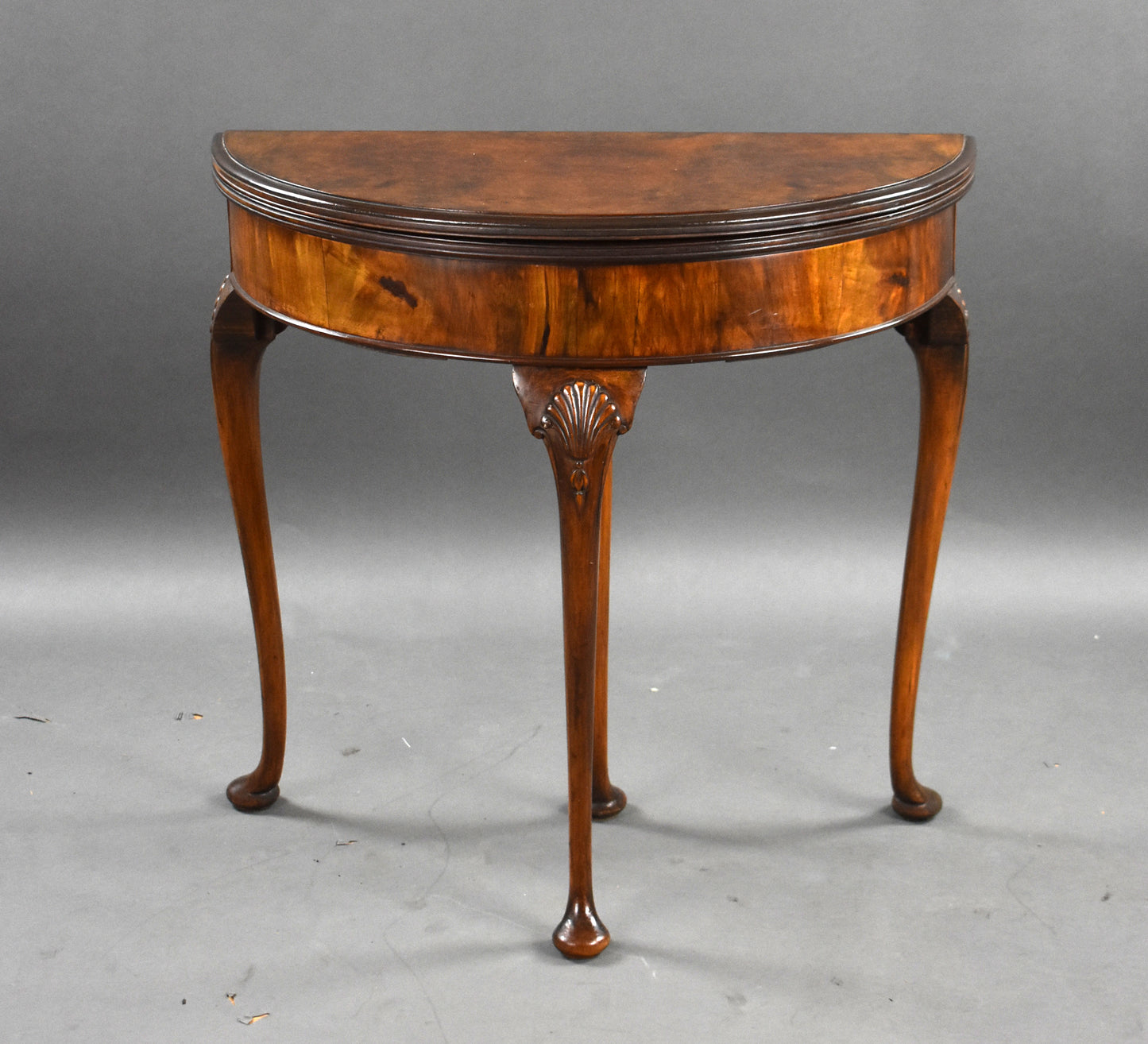 1930s Burr Walnut Card Table