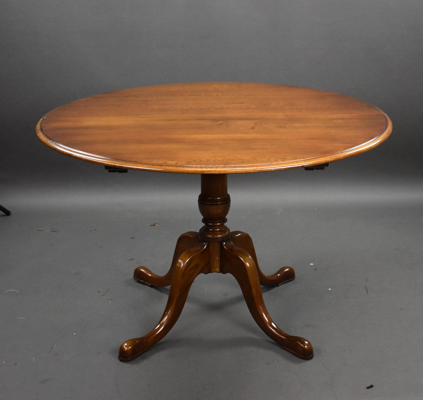 Oak Extending Table and Six Ladder Back Chairs