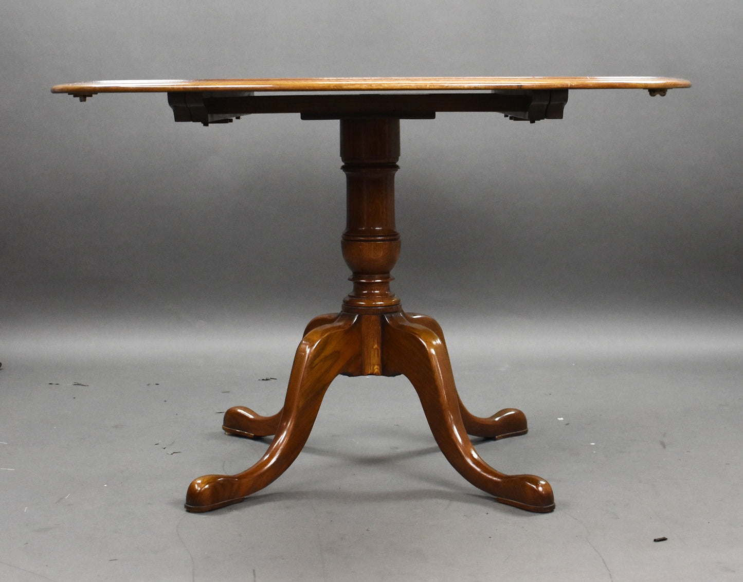 Oak Extending Table and Six Ladder Back Chairs