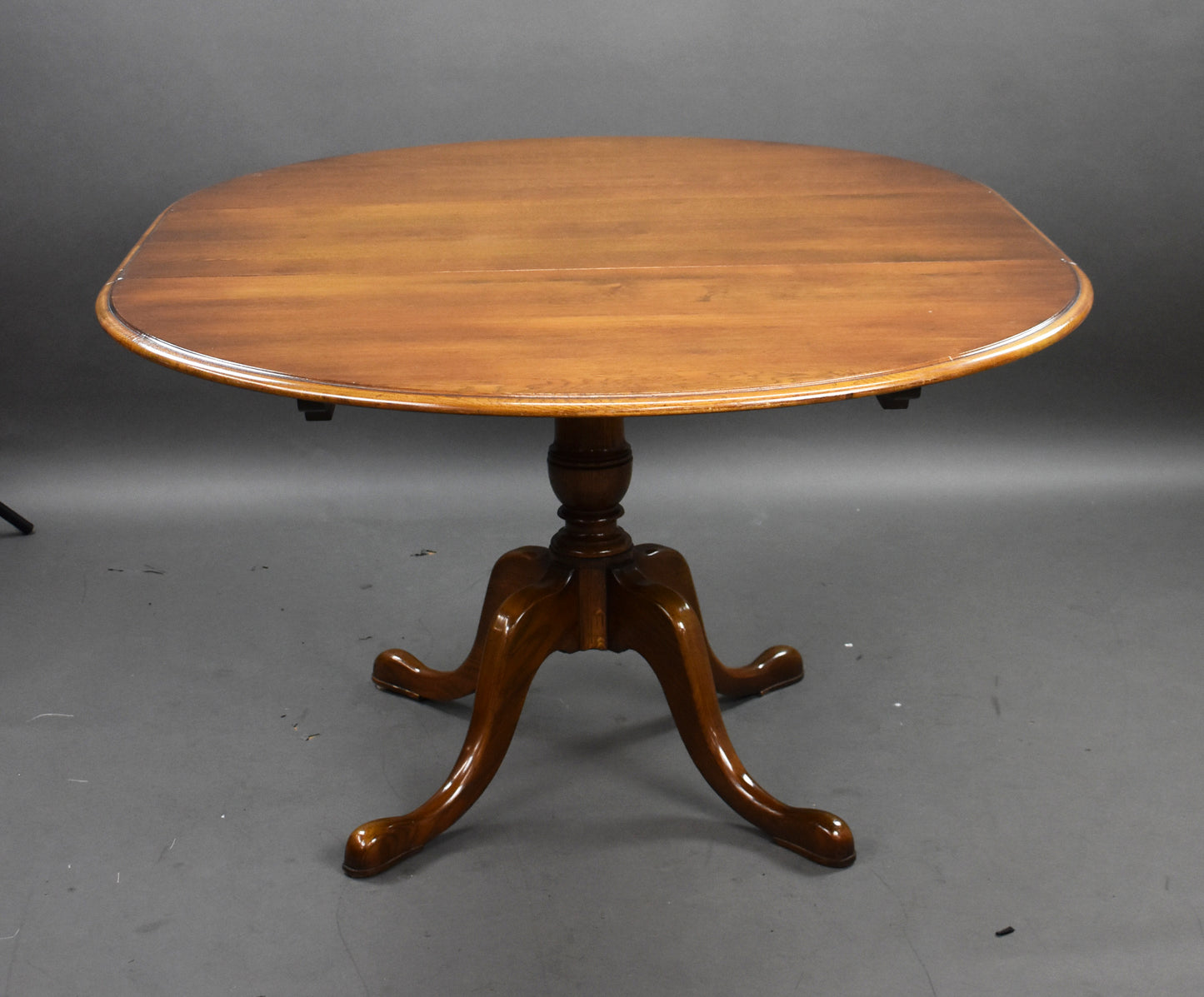 Oak Extending Table and Six Ladder Back Chairs