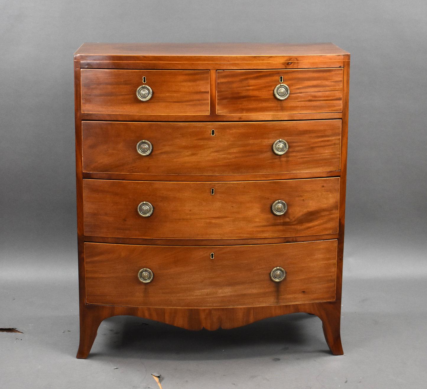 Victorian Mahogany Bowfront Chest