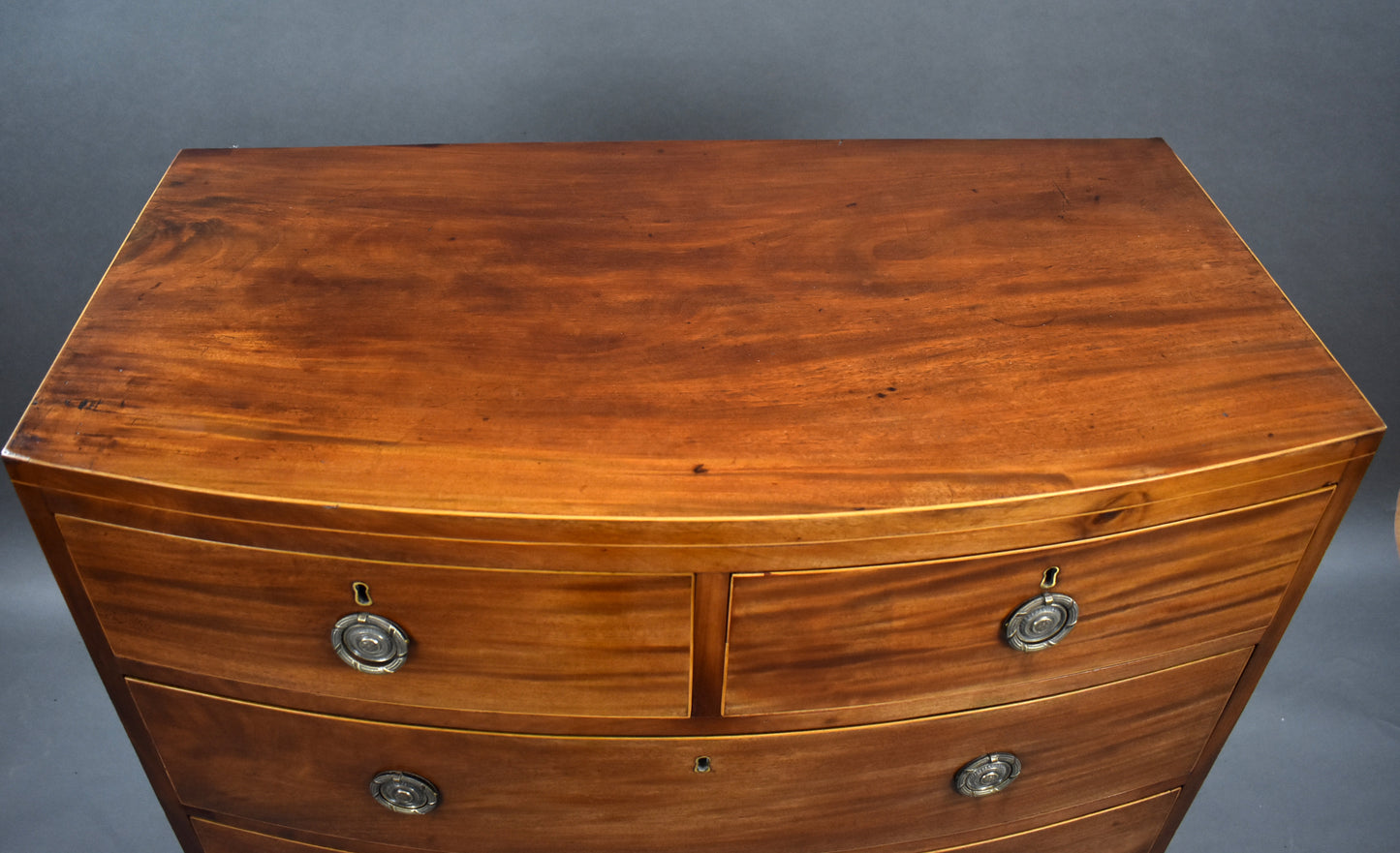 Victorian Mahogany Bowfront Chest