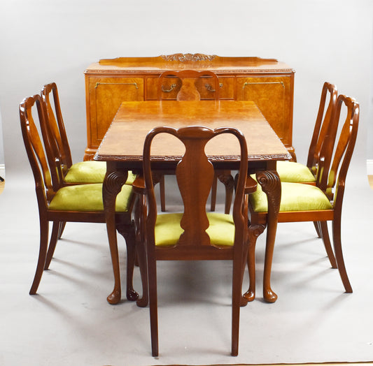 1950s Walnut Dining Suite