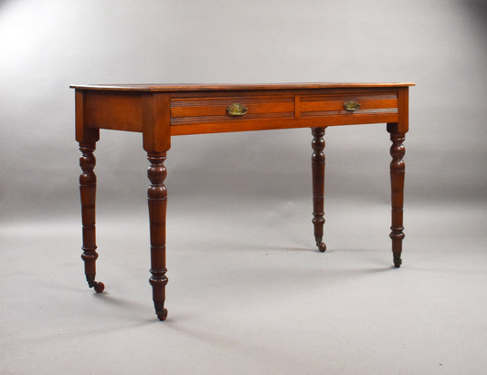 Edwardian Mahogany Writing/Hall Table