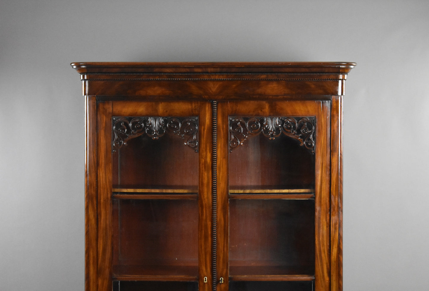 19th Century Continental Mahogany Bookcase