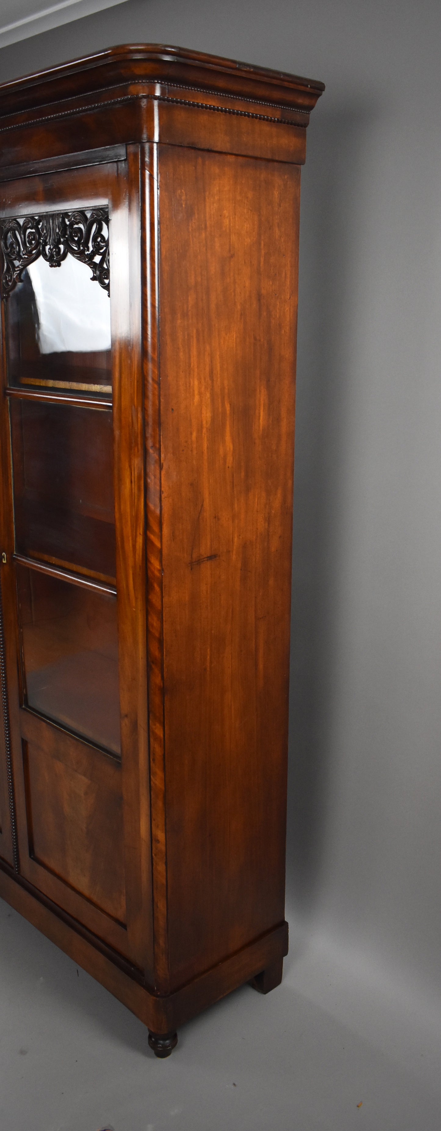 19th Century Continental Mahogany Bookcase